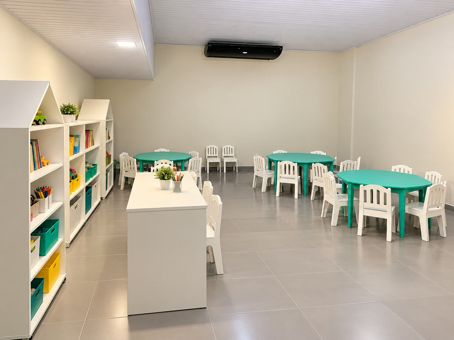 Sala do Jardim do Aliança Kids